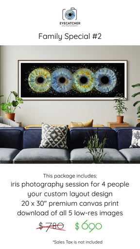 Family Special #2 - QUAD & 20x30" Canvas - $ 690