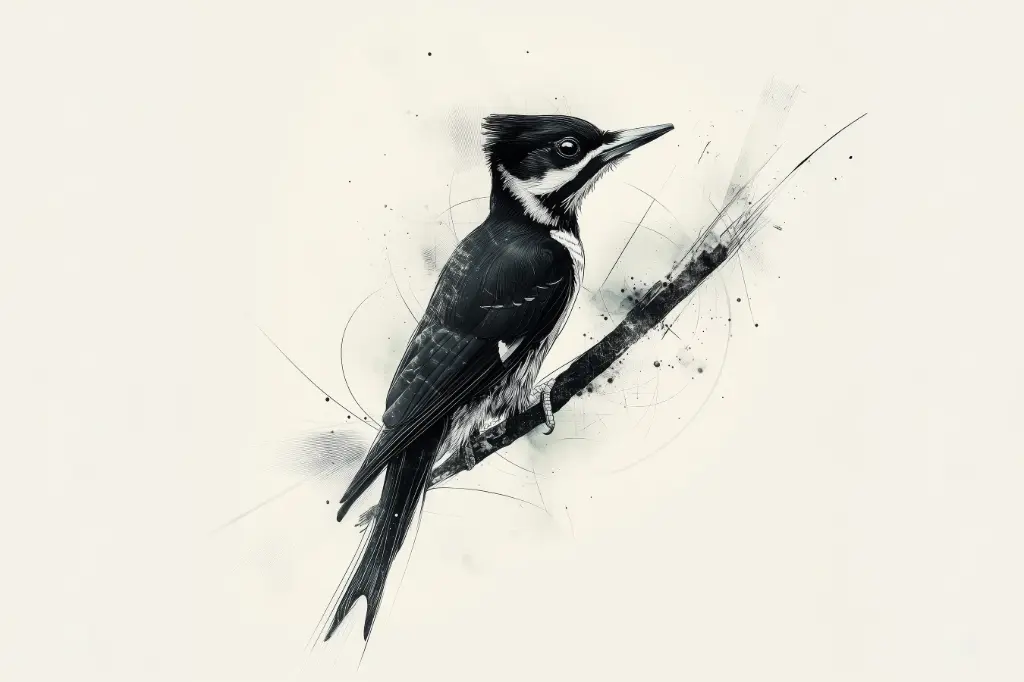 Digital Art - Woodpecker - #02