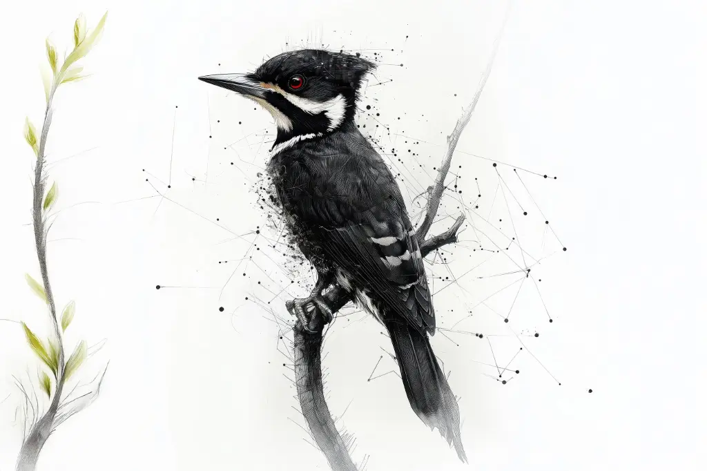 Digital Art - Woodpecker - #03