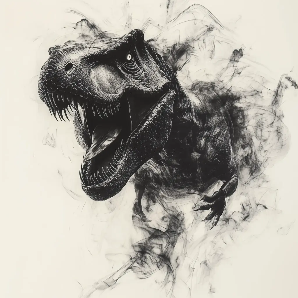 Digital Art - T-Rex - #01
