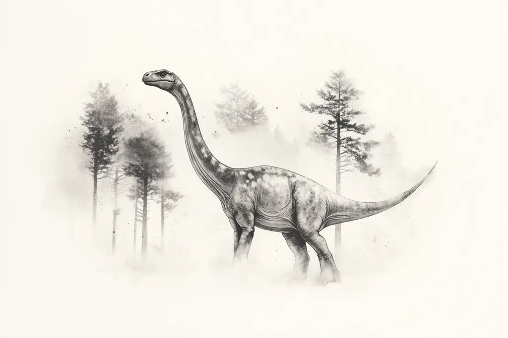 Digital Art - Brontosaurus- #01