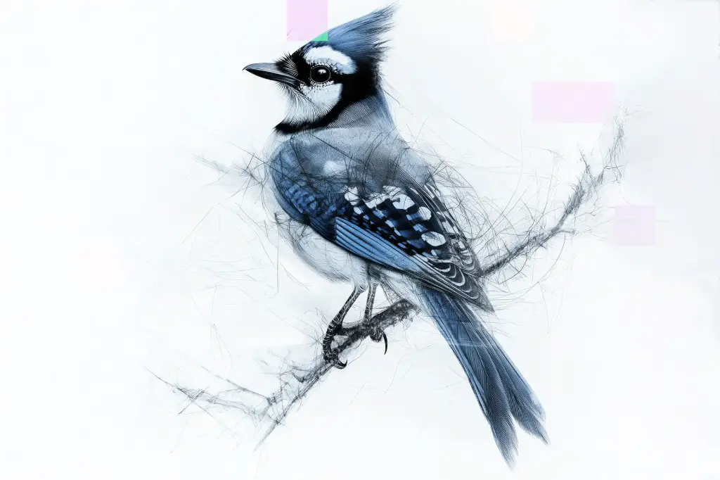 Digital Art - BlueJay - #02