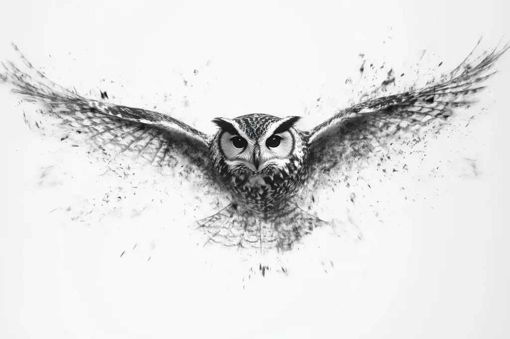 Digital Art - Owl - #02
