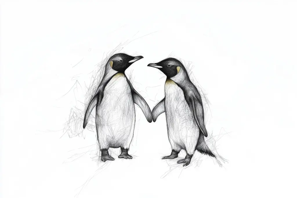 Digital Art - Penguin - #03