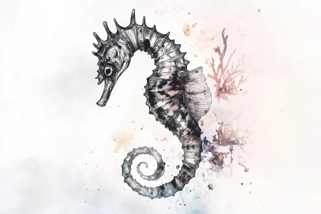 Digital Art - Seahorse - #02
