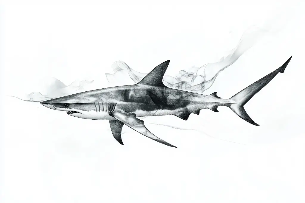 Digital Art - Shark - #03