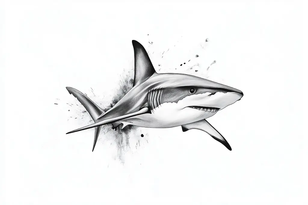 Digital Art - Shark - #04