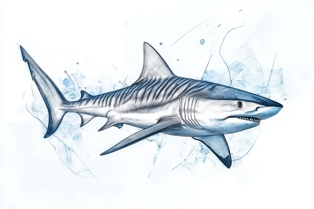 Digital Art - Shark - #07