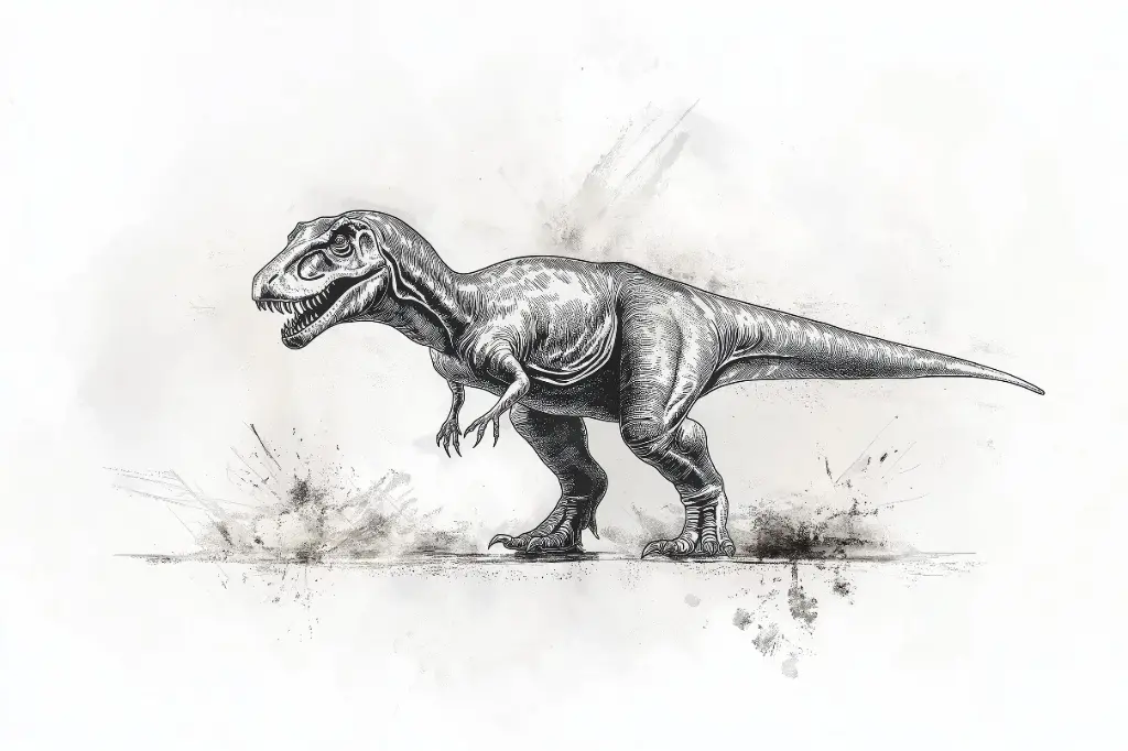 Digital Art - T-Rex - #03