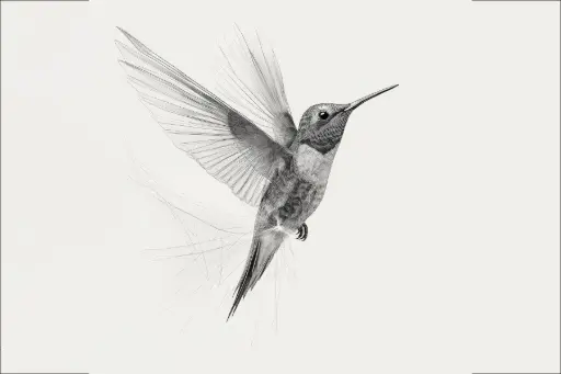 Digital Art - Hummingbird - #03