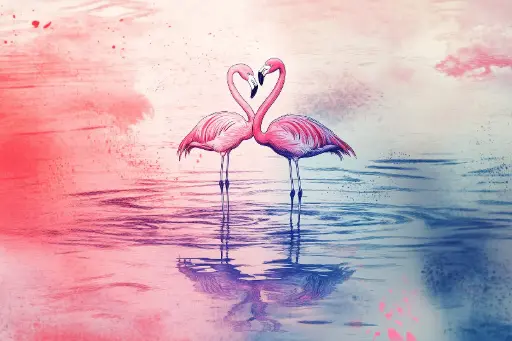 Digital Art - Flamingo - #02