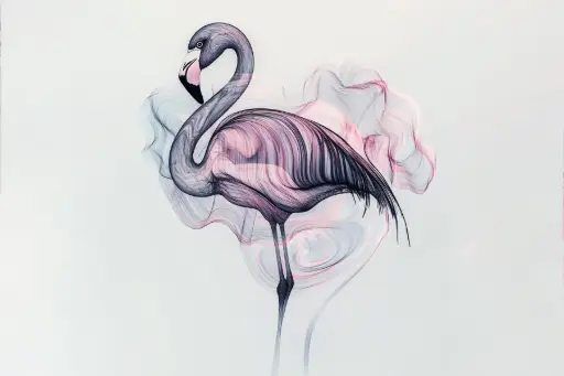 Digital Art - Flamingo - #03