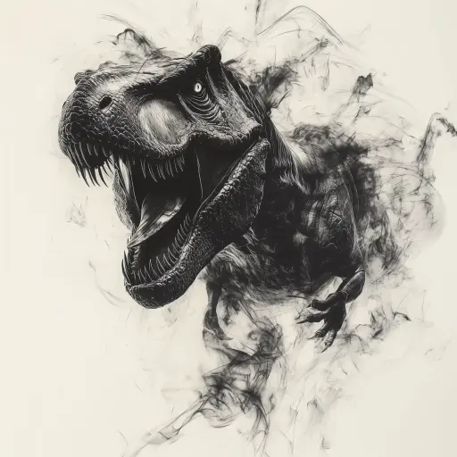 Digital Art - T-Rex - #01